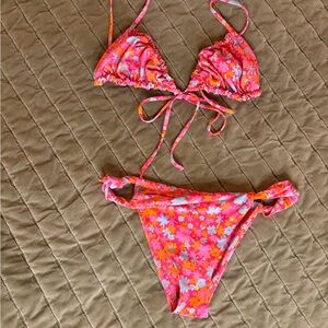 Kulani Kinis Floral Tie Bikini